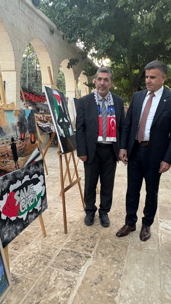 Şanlıurfa’da Zülme Fırça Darbesi Sergisi Açıldı