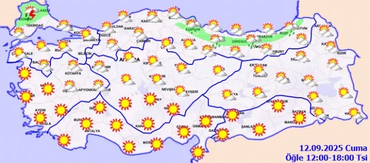 Meteorolojiden Önemli Uyarı: Beş İlde Gök Gürültülü ve Sağanak Yağış Geliyor