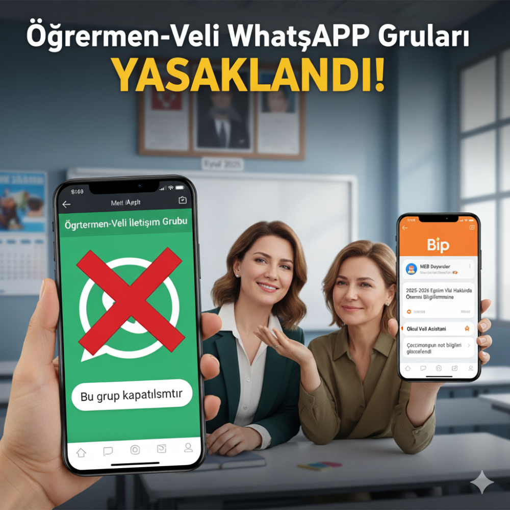 Öğretmen-veli WhatsApp grupları MEB tarafından yasaklandı