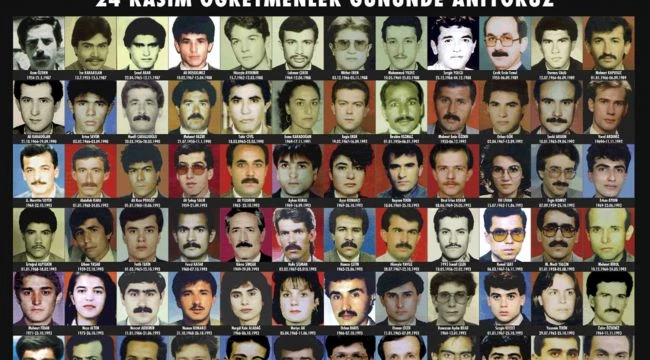 Öğretmenler gününde 150 Şehit Öğretmeni rahmetle anıyoruz, işte şehit öğretmenlerimizin isimleri ve şehadet tarihleri