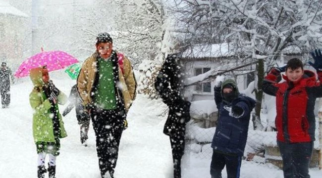 Son dakika: 10 ilde (yarın) okullar tatil edildi (Kar tatili veren iller)