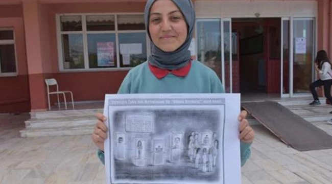 Lise öğrencisi Sümeyra