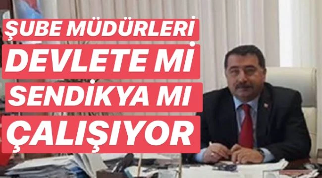 Şubelerine bağlı ilçe milli eğitim şube müdürleriyle istişare toplantısı yapmışlar