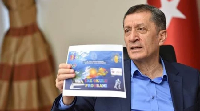 Ziya Selçuk açıkladı, Yaz tatilinde de EBA üzerinden ders yapılacak