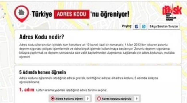 Adres Kodu Sorgulama, Nasıl Alınır, Adres Kodu Dask