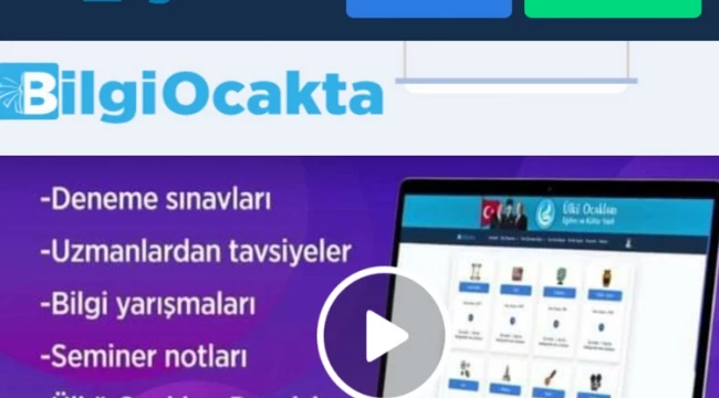 Çocuklar ve Gençler BİLGİOCAKTA