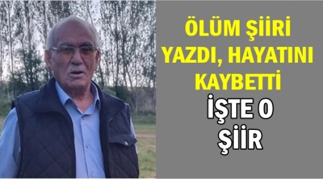 Öğretmen Ölüm Şiiri Yazdıktan Sonra Hayatını Kaybetti, İşte O Şiir