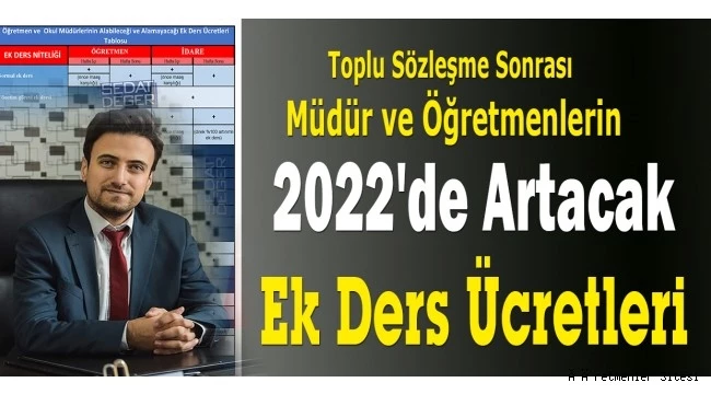 Toplu Sözleşme Sonrası Müdür ve Öğretmenlerin 2022
