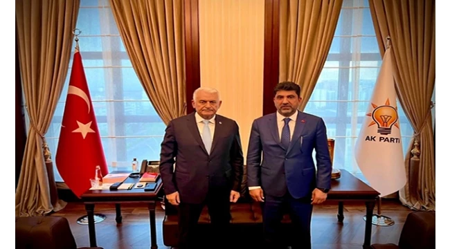 Rektör Osman Selçuk Aldemir AK Parti Genel Başkanvekili Binali Yıldırım İle Bir Araya Geldi