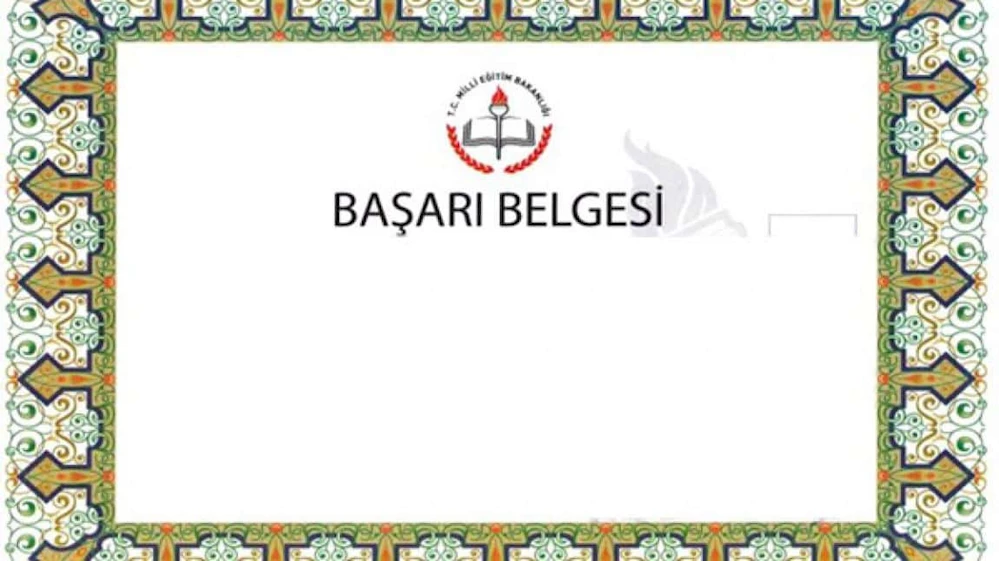 Öğretmen memur ve çalışanlara başarı belgesi ödülü için Taşkın