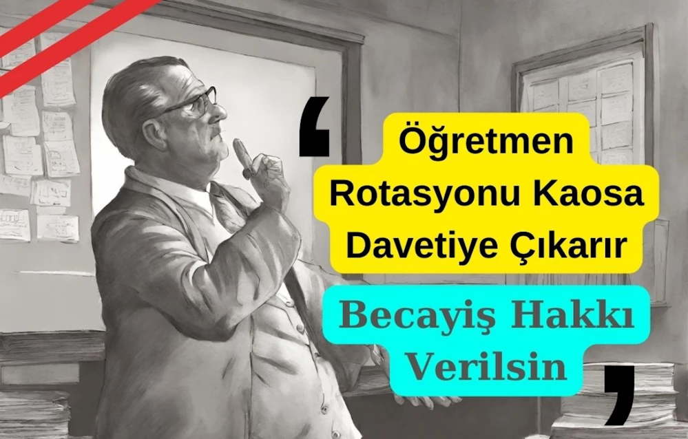 Öğretmen Rotasyonu Kaosa Davetiye Çıkarır. Becayiş Hakkı Verilsin!