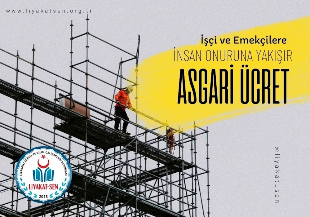 Asgari ücretin 40.000-50.000 TL arası olması ve maaşlara refah payı için Liyakat Sen’den açıklama